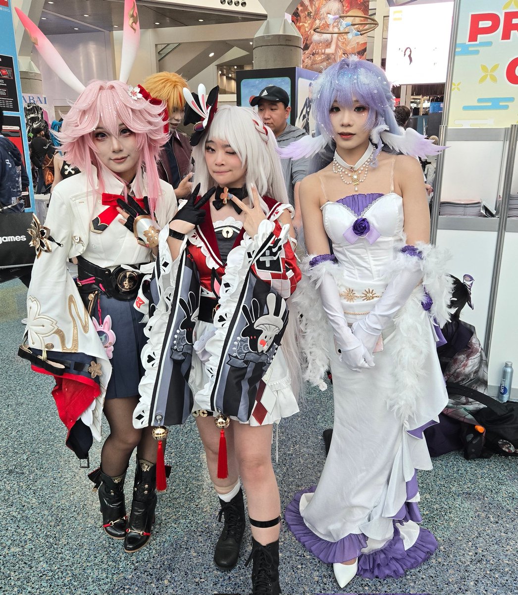sayusyn's tweet photo. THANK YOU ALL FOR AN AMAZING ANIME EXPO 2026!! 🥹🩵🩵
It was so fun like every year is one way or another!
I feel this year was especially exciting for me due to Persona and all the games I love~
And my first time cosplaying in public/at a con in many years.☺️

Sorry again our AX stream was so short this time, BUT we got to see the gacha game mascots RACE IN THE AFTER HOURS so I hope you all enjoyed! XD
SEE YOU BACK ON MONDAY FOR STREAM!