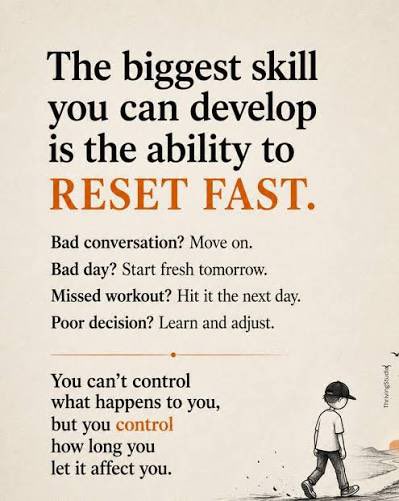 embracetruejoy's tweet photo. #MondayMindset - The ability to reset quickly is one of the most powerful mental skills you can develop. If you had bad day, start fresh tomorrow! Don’t ruminate or give negative thoughts more time than what it deserves. #resilence #JoyTrain #NotesToAYoungerMe #StarfishClub @melanie_korach @KariJoys @BethFratesMD @KippPomra @donna_mccance @Bob_Lazzari @NicoletteEus @karibowieHertel @Jim_dEntremont @PureEsperanza @AEMentalhealth @mindfulheal @creekk111 @AmandaRay02 @UrCoffeeBreak @MPHickie @drwilliams7777
