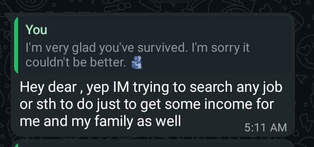 sistertonin's tweet photo. ‼️‼️ CONTRIBUTIONS NEEDED ‼️‼️

please read arafah's story. he's lost so much just in the past 3 years.

his family has been harmed and so has he.

they NEED these contributions to get basic necessities like FOOD AND MEDCINE.

please don't ignore them. :(

https://t.co/iX9I1rlEcb https://t.co/pVz4EdTDZi