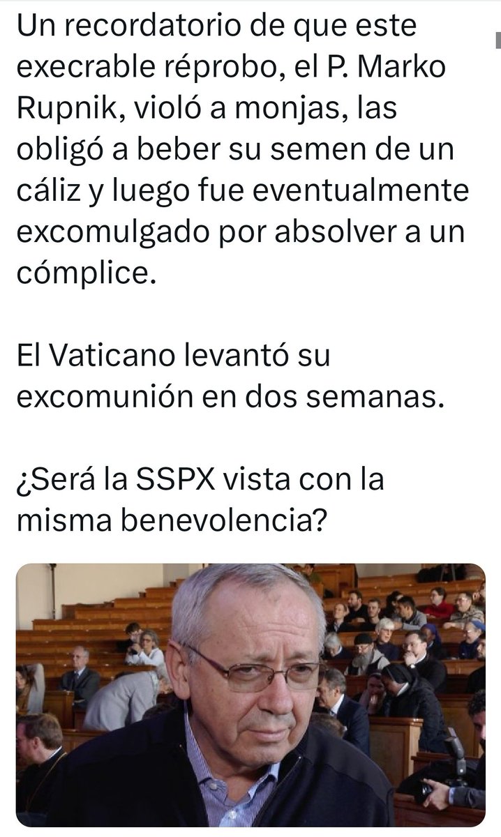 JateJama's tweet photo. @JHSLuisM Perros mudos que permiten la destrucción de la Iglesia. Perros mudos que encubren delitos. https://t.co/74XS4DK4Ir