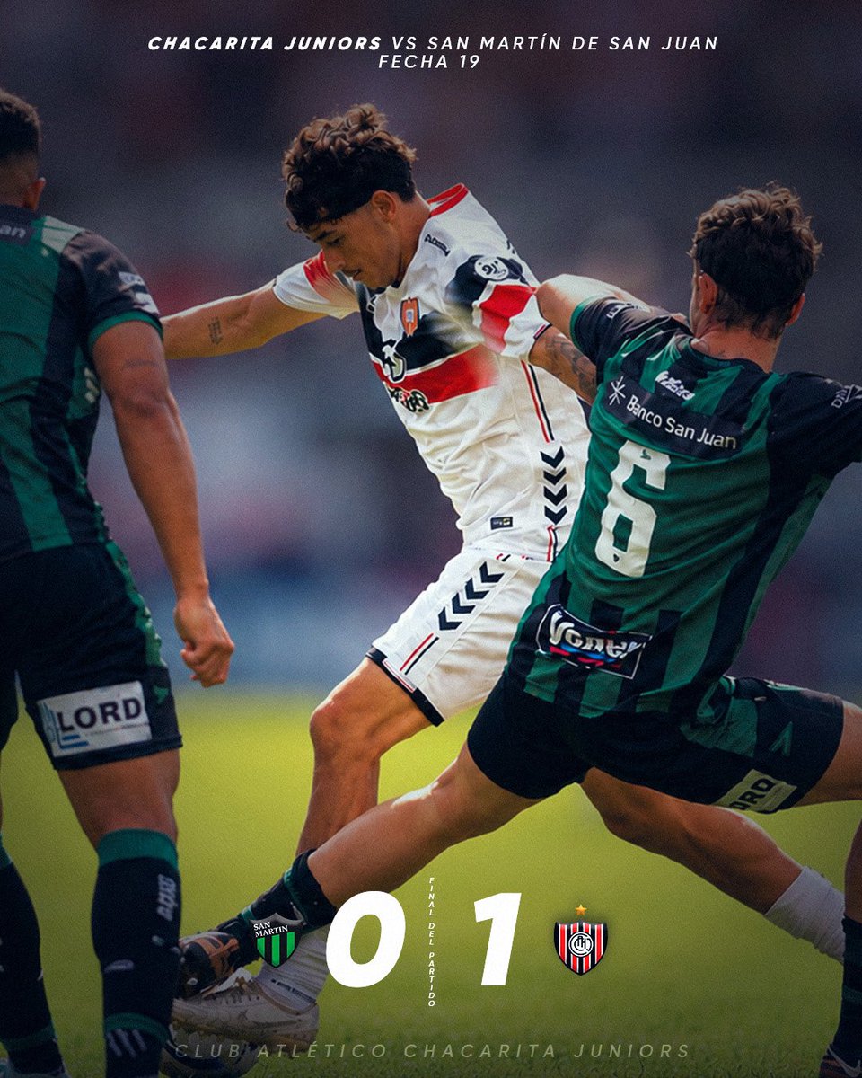 ChacaOficial's tweet photo. #JuegaChaca 🇾🇪 | ⏱️ ¡Final del partido!

#SanMartín 0-1 #Chacarita

#120AñosDeAmor
#Este2026SoloSocios https://t.co/hfoKn3rZHI