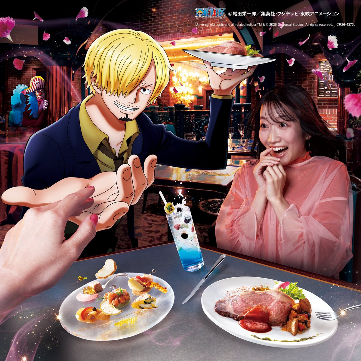 USJ_Official's tweet photo. ＼明日12:00頃よりチケット販売開始‼／

👑【ユニバーサル VIP エクスペリエンス・
グループ・ツアー】👑
～ワンピース・プレミアショー＆
サンジの海賊レストランセット～

専属ガイドがUSJをご案内✨
豪華ツアーで、ワンピースの世界を
心ゆくまで味わい尽くそう🌊🍽️

https://t.co/RLxYpGg7I1 https://t.co/VEYut4BwKm