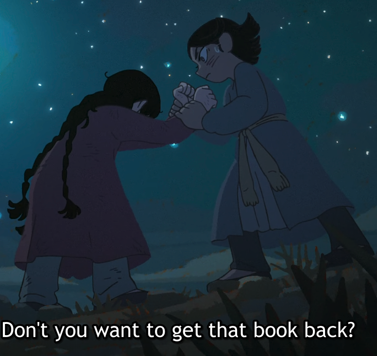 my_little_mori's tweet photo. I like how they visually tell you the translator boy isn't a mongolian with his shoes in the first shot on the ladder https://t.co/i5j0Yu1a2I