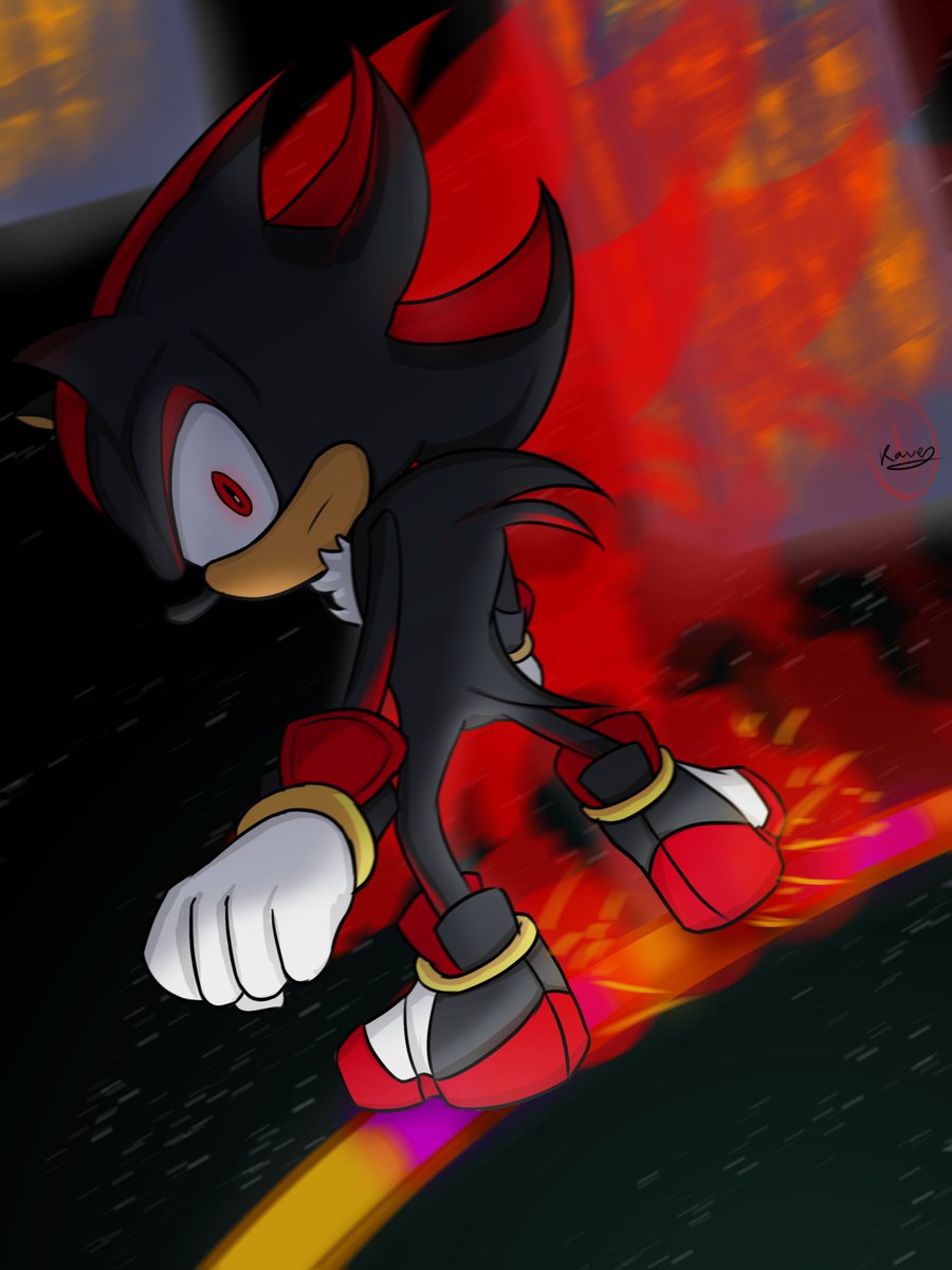 HellRavenLover's tweet photo. Day 44/100 - Shadow the Hedgehog https://t.co/yFGZGoiqyF