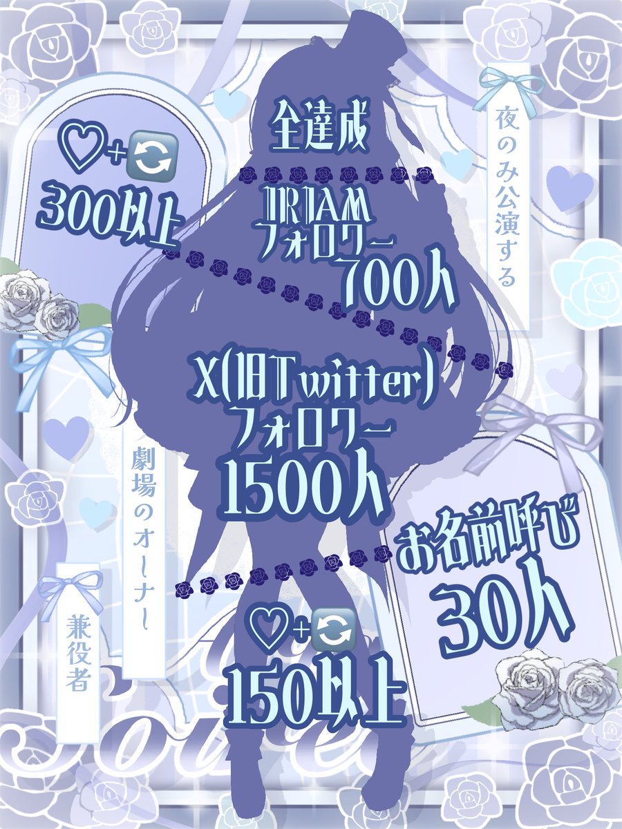 アリア・ソワレ🎭💫立ち絵公開チャレンジ中 tweet media