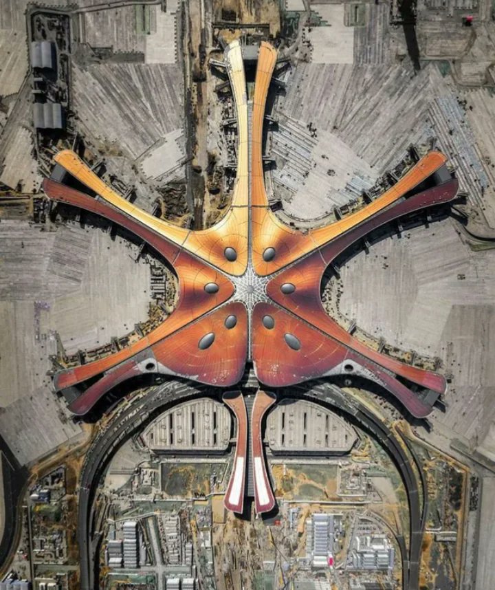 SciFiArchives's tweet photo. China's "Starfish" Airport https://t.co/WdeoBorcTB
