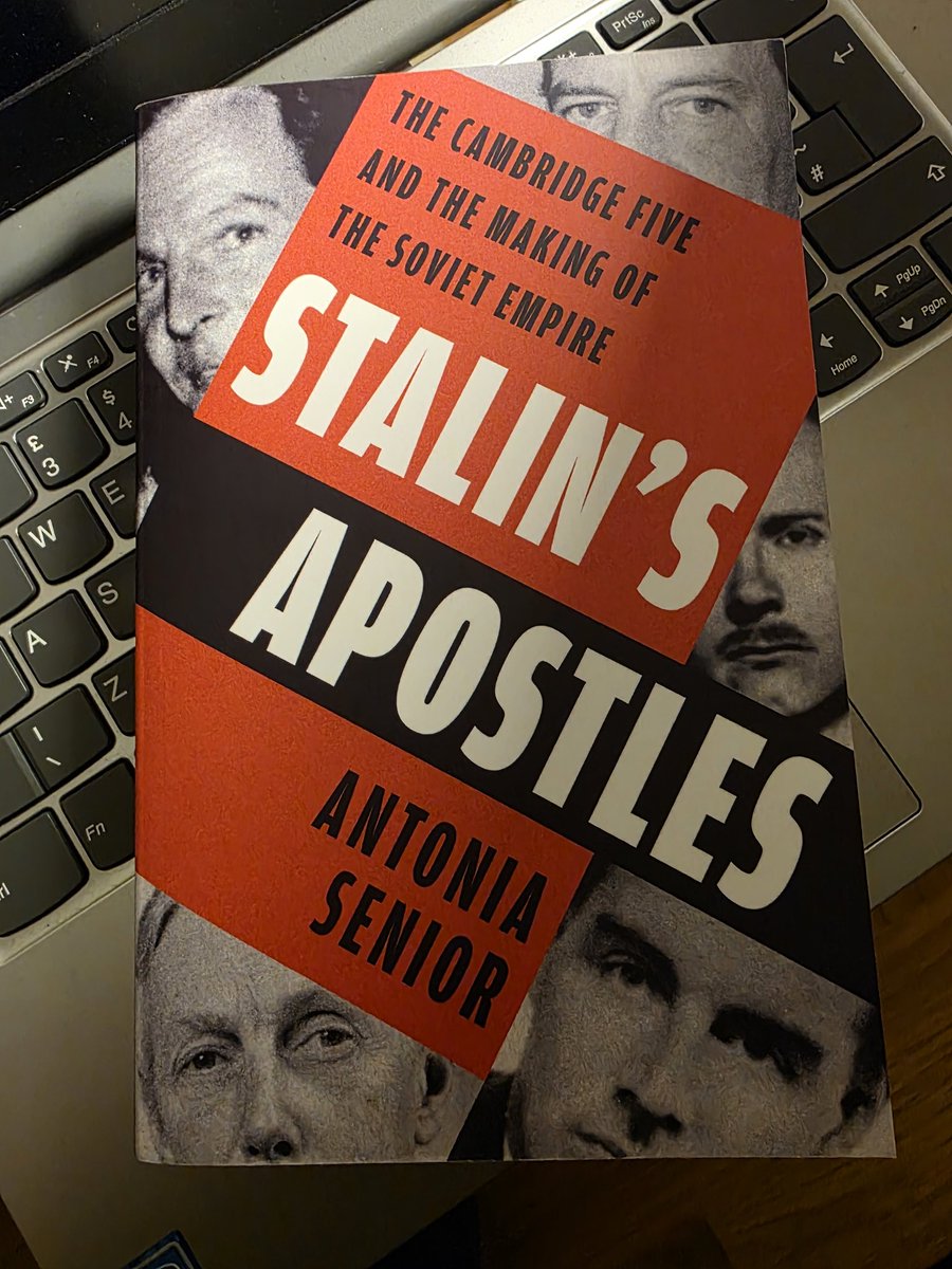 BriefingRoom_45's tweet photo. Next Saturday gear up for the brand new episode of The Biographer's Chair podcast with guest @Tonisenior talking about the Cambridge Five and her awesome book Stalins's Apostles #Stalin #CambridgeFive #AntoniaSenior #spies #soviets https://t.co/0aY3SIkcWe