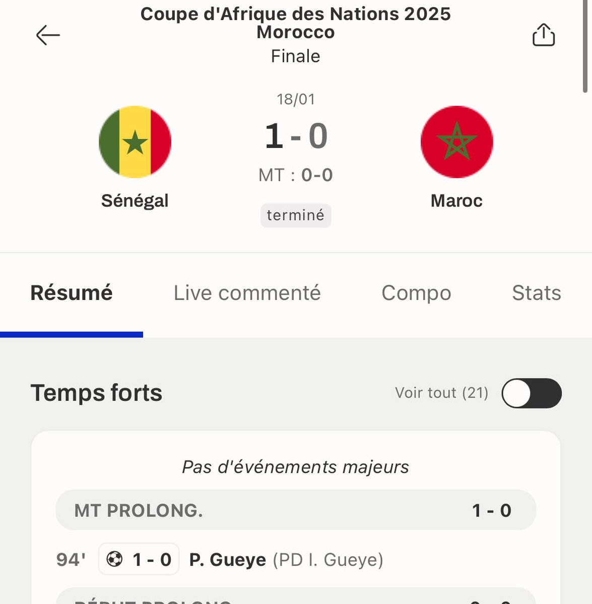 KehWsh's tweet photo. @Ouazidane_ @espoirfiness @hichembkhh LE SÉNÉGAL VOUS ONT DOMINER CHEZ VOUS À DOMICILE VOICI LE VRAI RÉSULTAT DU MATCH ! 😂🫵 https://t.co/6ZbMKE2A2p