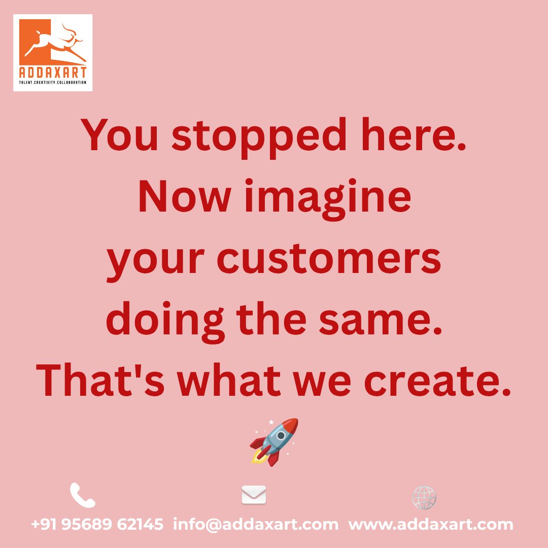 AddaxArt's tweet photo. You kept swiping.

Not because we asked.

Because you were curious.

That's exactly how great marketing works. 🚀

#ContentMarketing #DigitalMarketing #MarketingPsychology https://t.co/WNtHXNSnS9