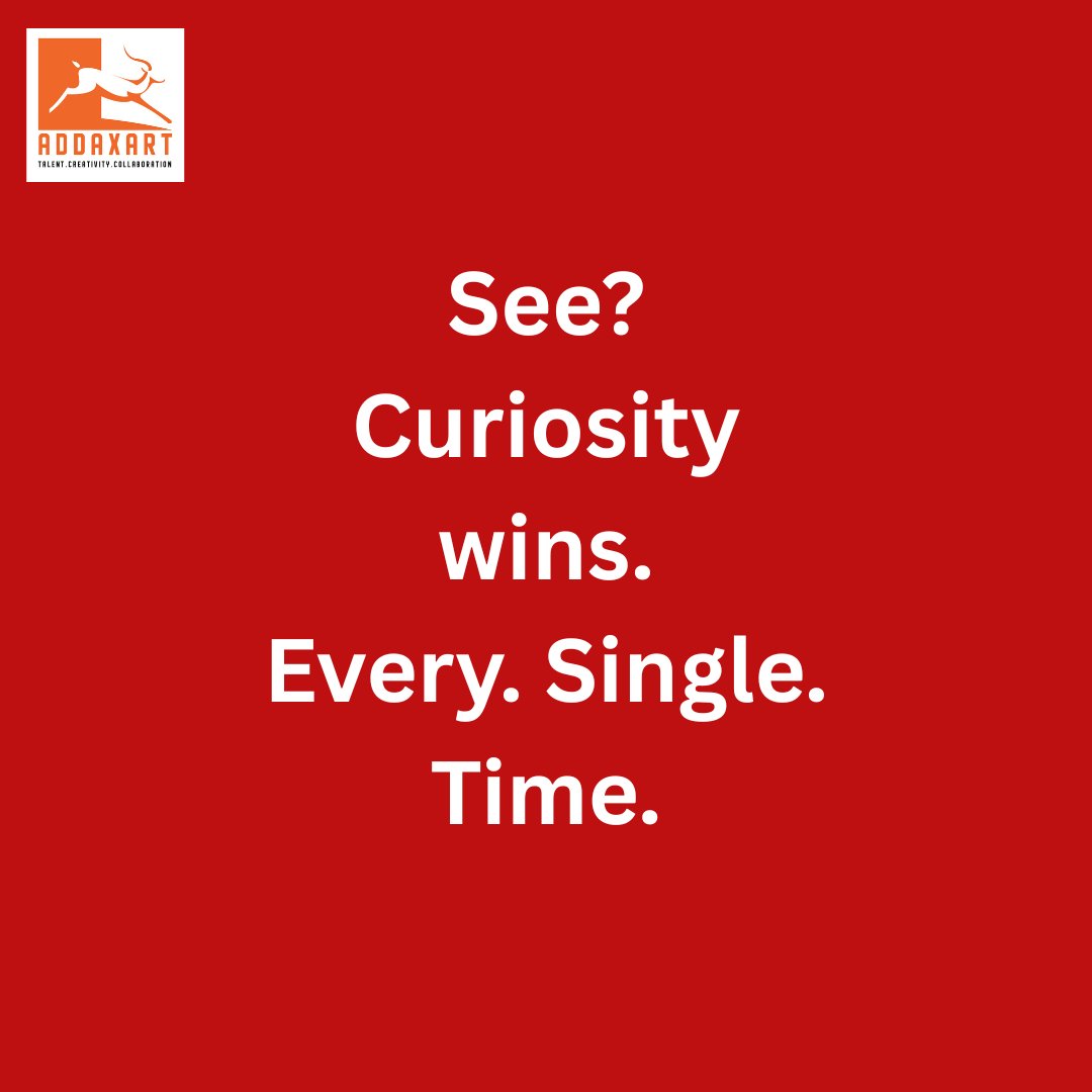 AddaxArt's tweet photo. You kept swiping.

Not because we asked.

Because you were curious.

That's exactly how great marketing works. 🚀

#ContentMarketing #DigitalMarketing #MarketingPsychology https://t.co/WNtHXNSnS9