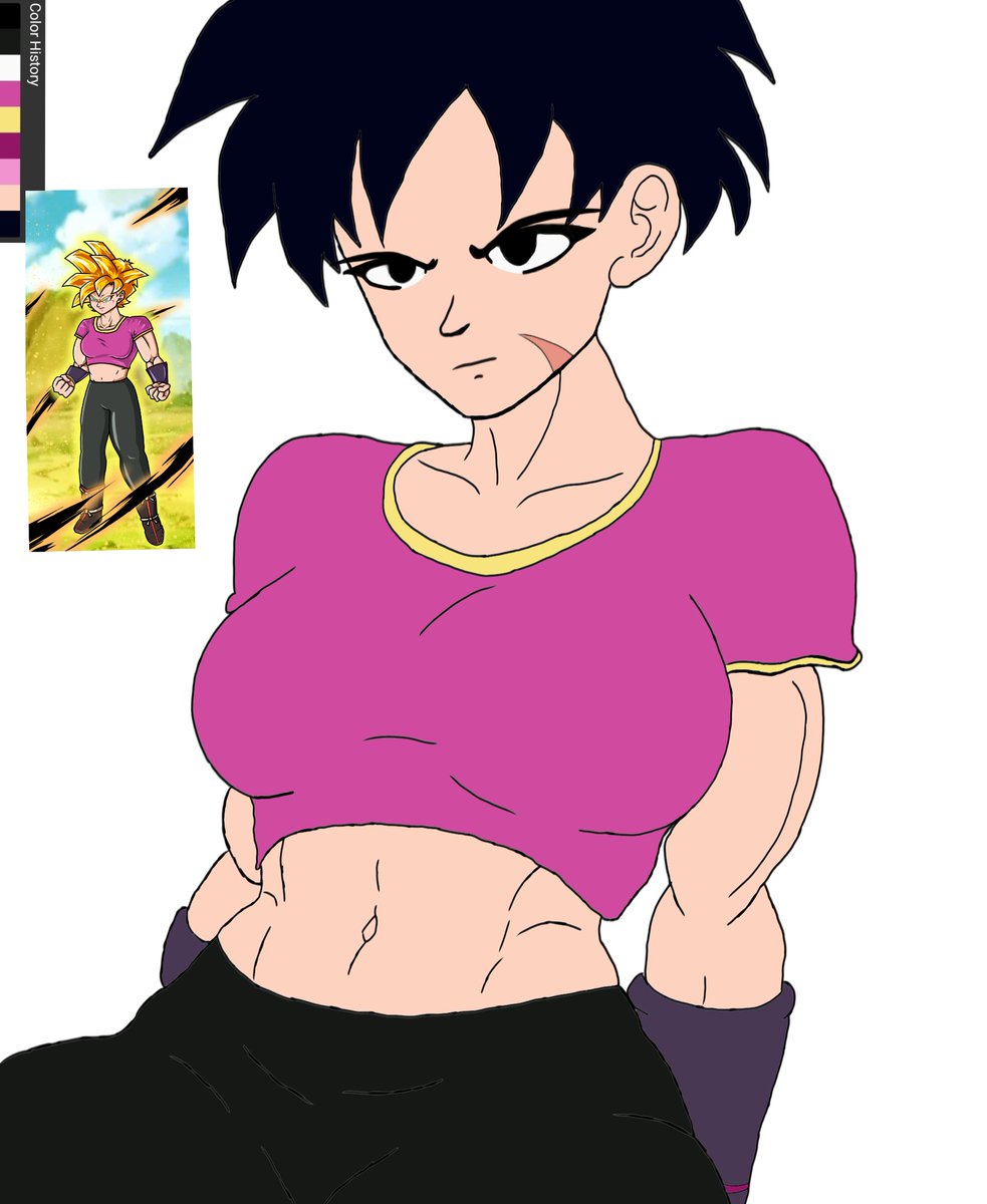 CoolbeansDBL's tweet photo. Added a brighter tone to the Ssj version. Should I do the shading now or just leave it flat colors? https://t.co/5KpdPgadiD