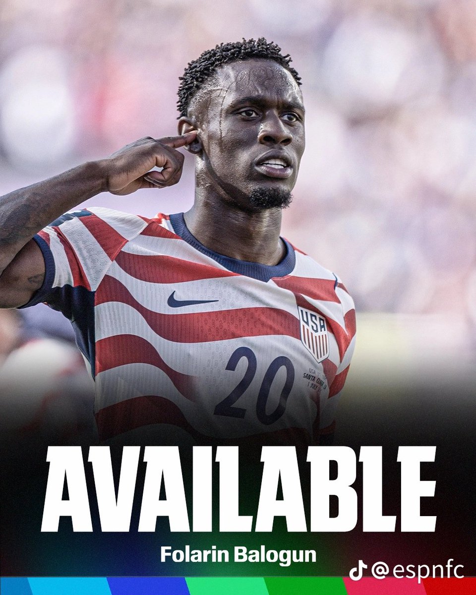 CSsebu66971's tweet photo. He is available  for the next match  for USA https://t.co/JlnulxnQO6