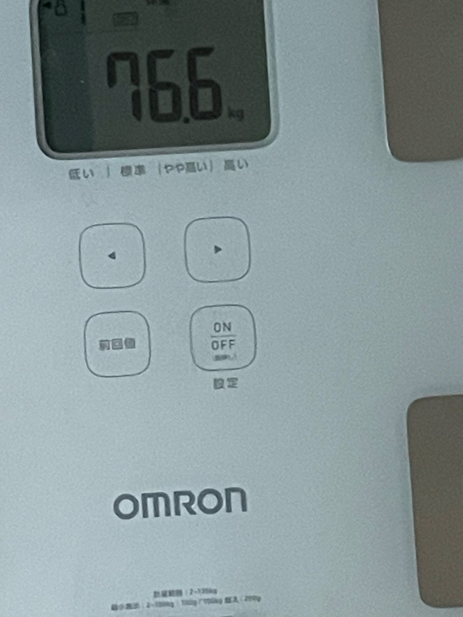 okioki88888's tweet photo. 糖尿病測定
次回検査8/27
マンジャロ5mg6本目
今日の体重
76.6kg➖400g https://t.co/udlXTyBdUh