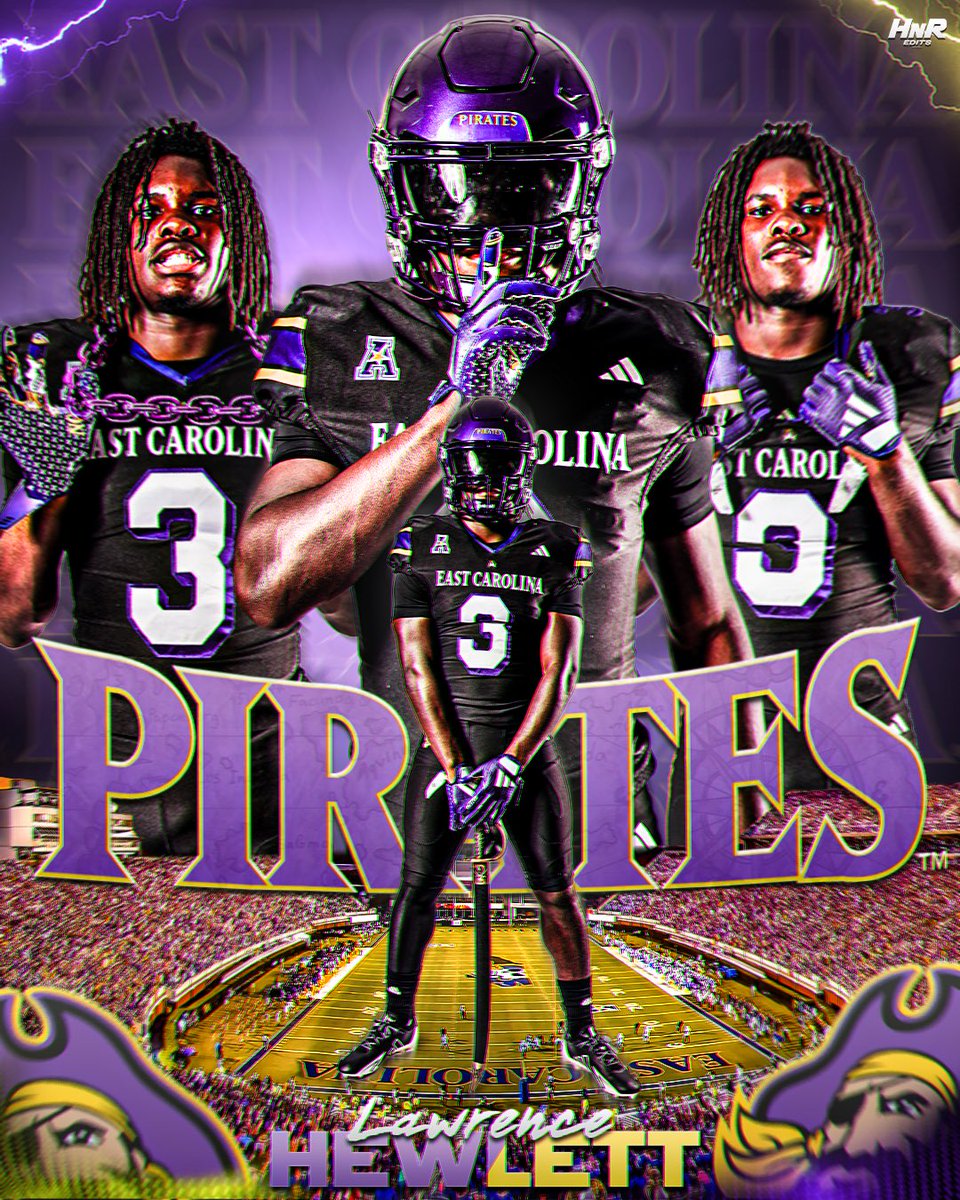 JuniorHewlettRB's tweet photo. #Agtg COMMITTED!!!! #gopirates 🏴‍☠️🏴‍☠️🏴‍☠️
@PGRoyalsFB @Coach_Griffin_ @ECUPiratesFB @CoachT_Will @Coach_B_Harrell @AlexJohnsonFB @ChadSimmons_ https://t.co/QJFKAN8WXc