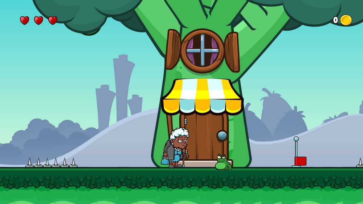 charlesindiedev's tweet photo. @oldyzach My game is a 2D Platformer Game about an African Grandma 
https://t.co/6aAy3UcdqJ https://t.co/8lt1DzXrpZ