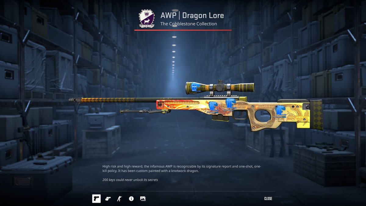 CS2_Confessions's tweet photo. "99% of the "crafts" I see look like garbage, they're only popular because of the price of the sticker. Stickers in general are so ugly." https://t.co/NREyGuVrcS
