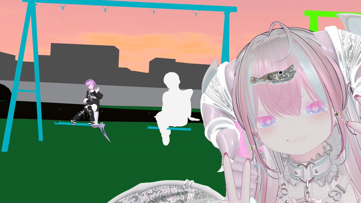 4s8mon's tweet photo. ししゃもーにんぐ🐟☕️🥪
おはようございます☀✨

絵の中🖼️🦈🦄
1人じゃないよ🏫🔦👯
元気になってよかった🛝👦🐰
わくわく🚨🏎🪽

今週末平均睡眠時間3時間くらいな気がして流石に負債👫🫧🐑
その分たくさん遊んだ感強し感謝🐟🧠💥
 #VRChat https://t.co/YylgNxh75r