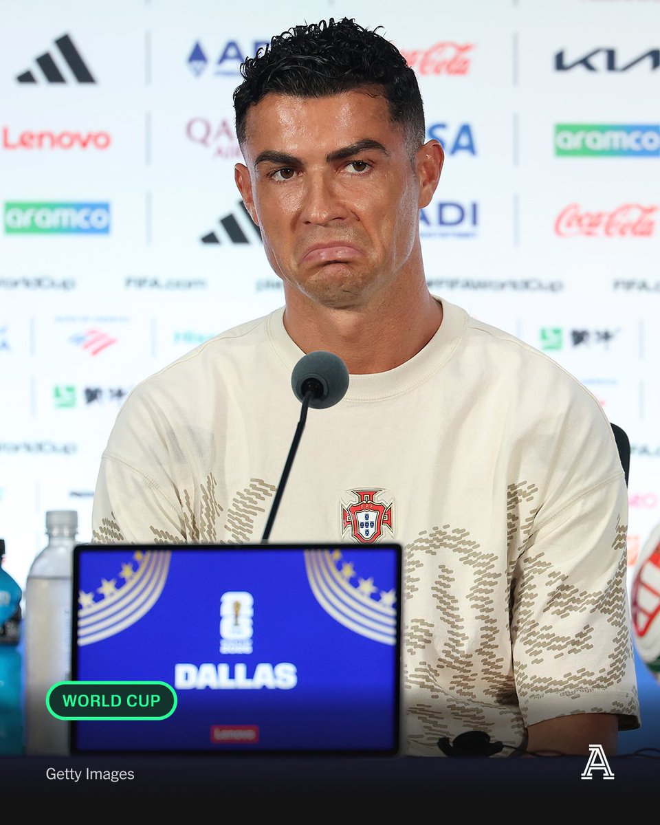 TheAthleticFC's tweet photo. Facing reporters ahead of Portugal's round of 16 tie against Spain in Dallas, Cristiano Ronaldo faced the same questions that have followed him at this World Cup: about his critics and whether this is his last one.

The 41-year-old was in bullish mood...

"For 23 years you (critics) have been trying to kill me, but you have already realised that it’s not worth it.

"I will finish, as I said a few years ago, when I want to, not when you want me to. You guys don’t want me to come again? That’s what you want. I get it, I heard you now.

"I am not going to be more Cristiano for winning the World Cup, or be less Cristiano if I don’t win the World Cup. I leave here with a clear conscience. Not 100 per cent, but 1,000 per cent.

"The message for the Portuguese—the ones in Portugal and the ones here—is that those are the faithful ones. Those don't fail, they are always by our side, by my side. Everything else is garbage, it counts for nothing.

"To answer your question: it's to enjoy it as much as possible, given it's the last World Cup — and it is going to be the last World Cup. And to enjoy the day-to-day. Hopefully tomorrow will not be my last match. Hopefully. That way, you guys can kill me a little more! Try to kill me."

🔗 https://t.co/th0CV4d99Z