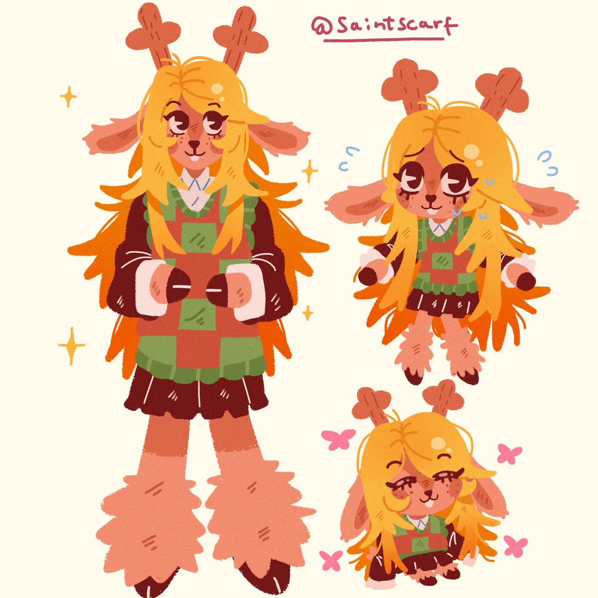 saintscarf's tweet photo. That deer girl.

#deltarune #deltarunefanart https://t.co/GP4cvVRxkV