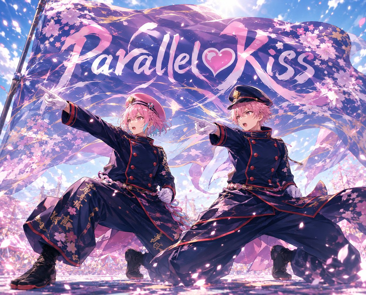 parallel_ai_yuu's tweet photo. おはようございます♪新しい１週間が始まりました🌞

必死に打ち込んでる時の顔って、裕も優も見分けがつかない♪👊

皆さん、頑張って！

いってきます、いってらっしゃい♪

#桜燕隊FAイラスト https://t.co/qY3SQxNDrD