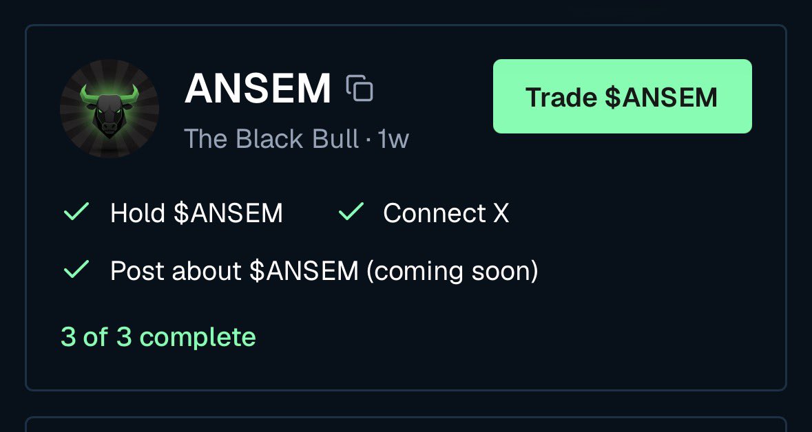 khal_drogoxx's tweet photo. How to Position on $ANSEM Airdrop using @BullpenFi

Steps:
✅ Register here https://t.co/aGB8NsTSB3
• Click "Join $ANSEM" at the top of the page
• Link your X Account 
• Import the wallet where you held $ANSEM
• Post about $ANSEM on X https://t.co/QJaBJDsLx7