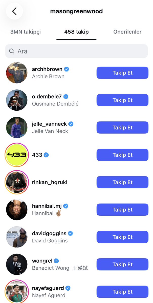 beyto_14's tweet photo. Greenwood Archie Brownu instagram üzerinden takibe aldı. https://t.co/TAj2A6Gf13