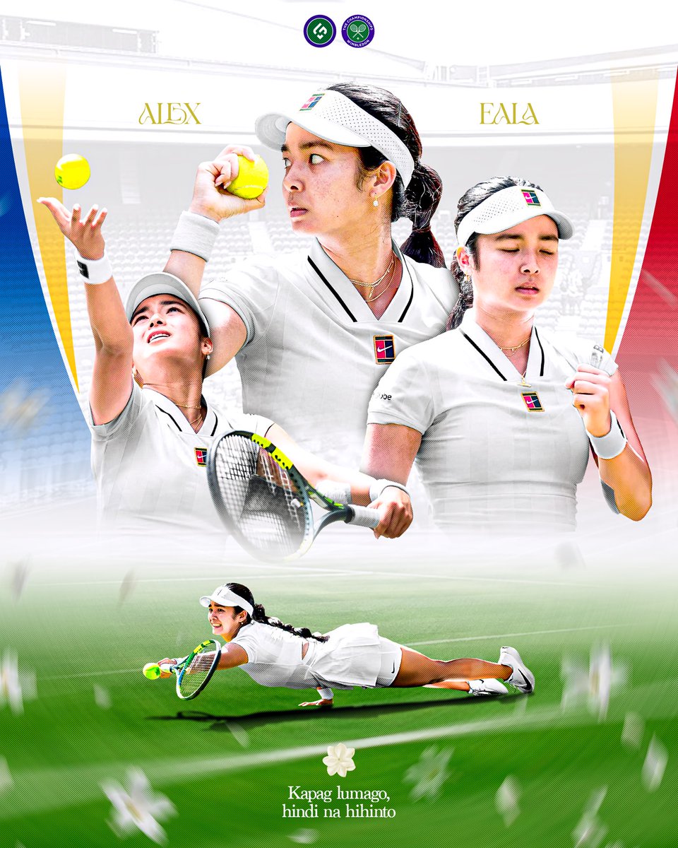 theycallmechres's tweet photo. Kapag lumago, hindi na hihinto 🌸
 Alex Eala 🎨

#AlexEala #Wimbledon #HERstory https://t.co/YXeGr2Wr5K
