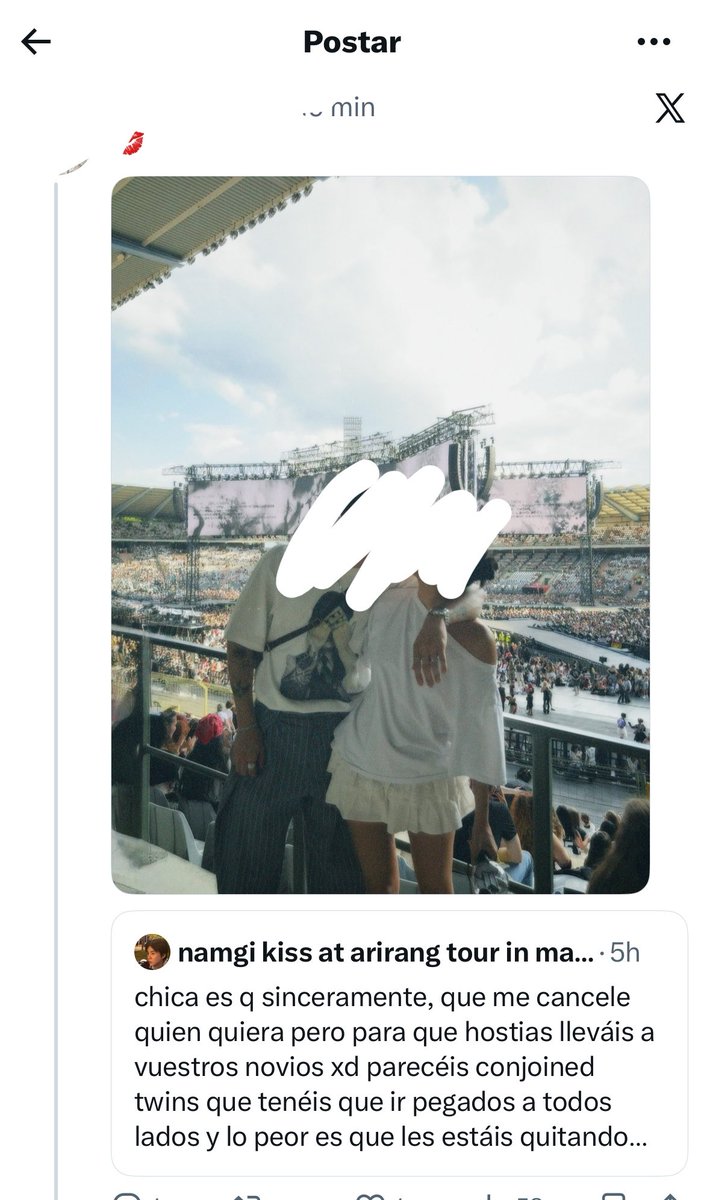 namgi kiss at arirang tour in madrid ⁷ tweet media