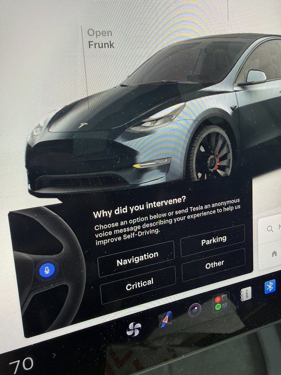 TrentLStauffer's tweet photo. @Tesla I love much about my Tesla but this survey needs to go.  Yesterday! https://t.co/G6xurAkGEk