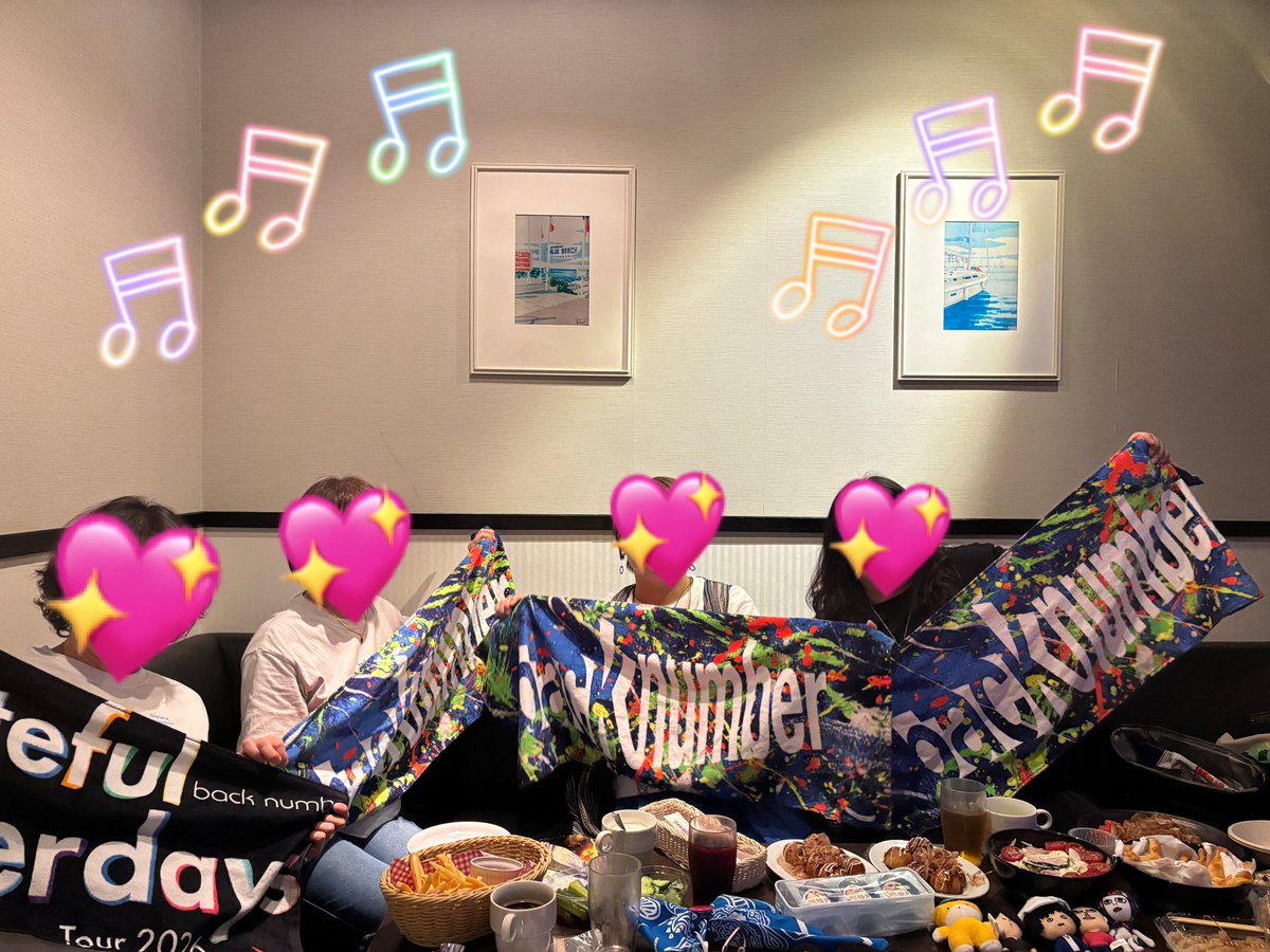 coron0coron's tweet photo. 【backnumber スタジアムツアー打ち上げズブズ会🎤✨】無事開催しました。
今回19:00～の夜開催で参加者は4名。
昼間の方が参加しやすい方多いのかな？

それぞれ違う会場に参戦していて、全会場のこぼれ話が聞けるなんとも贅沢な時間でした☺️💕

ズブズ会（主に長野です）参加してみたい方DM下さい🙋‍♀️ https://t.co/1ps21kySFr