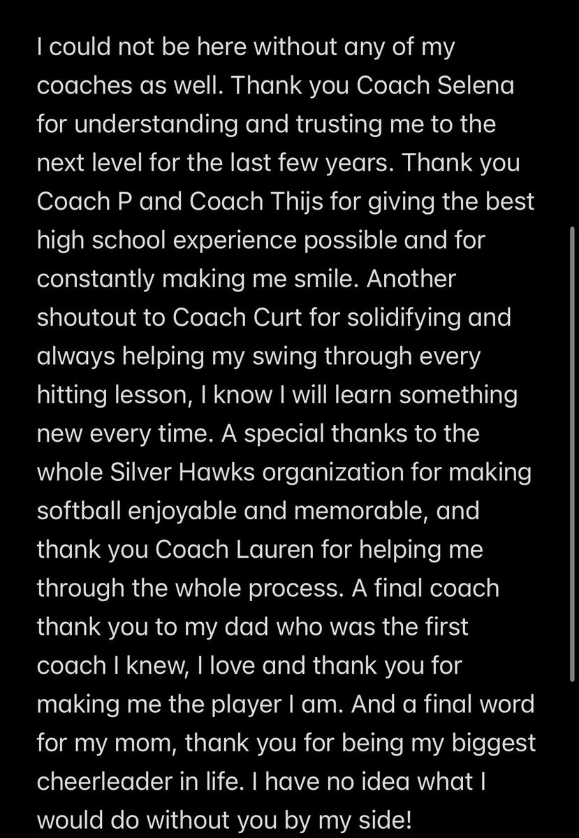 JKouba2027's tweet photo. I am very excited to announce my verbal commitment to continue my collegiate academic and athletic career at Loyola University Chicago! Go Ramblers! 💛🐺❤️

@RamblersSB @LUCCoachAbbott @alibrems @CoachWoo24 @SilverHawkSball @CoachSelena20 @Coach_McNulty @scn_softball @CoachThijs @curtcarby