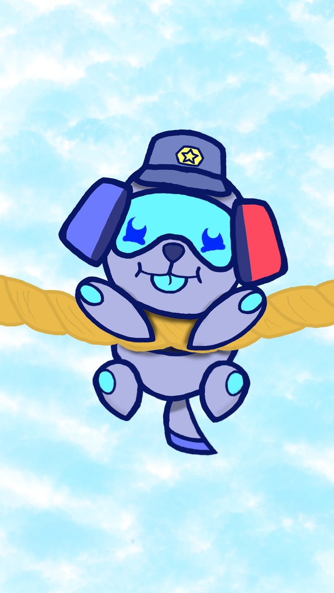 Foolish_Mortall's tweet photo. A pup doodle I drew as a thank you to  @CeruFoxhound for hanging in there this last year 💙

The versions with and without text :p
#WantedCeru https://t.co/TwDKAv2NPN