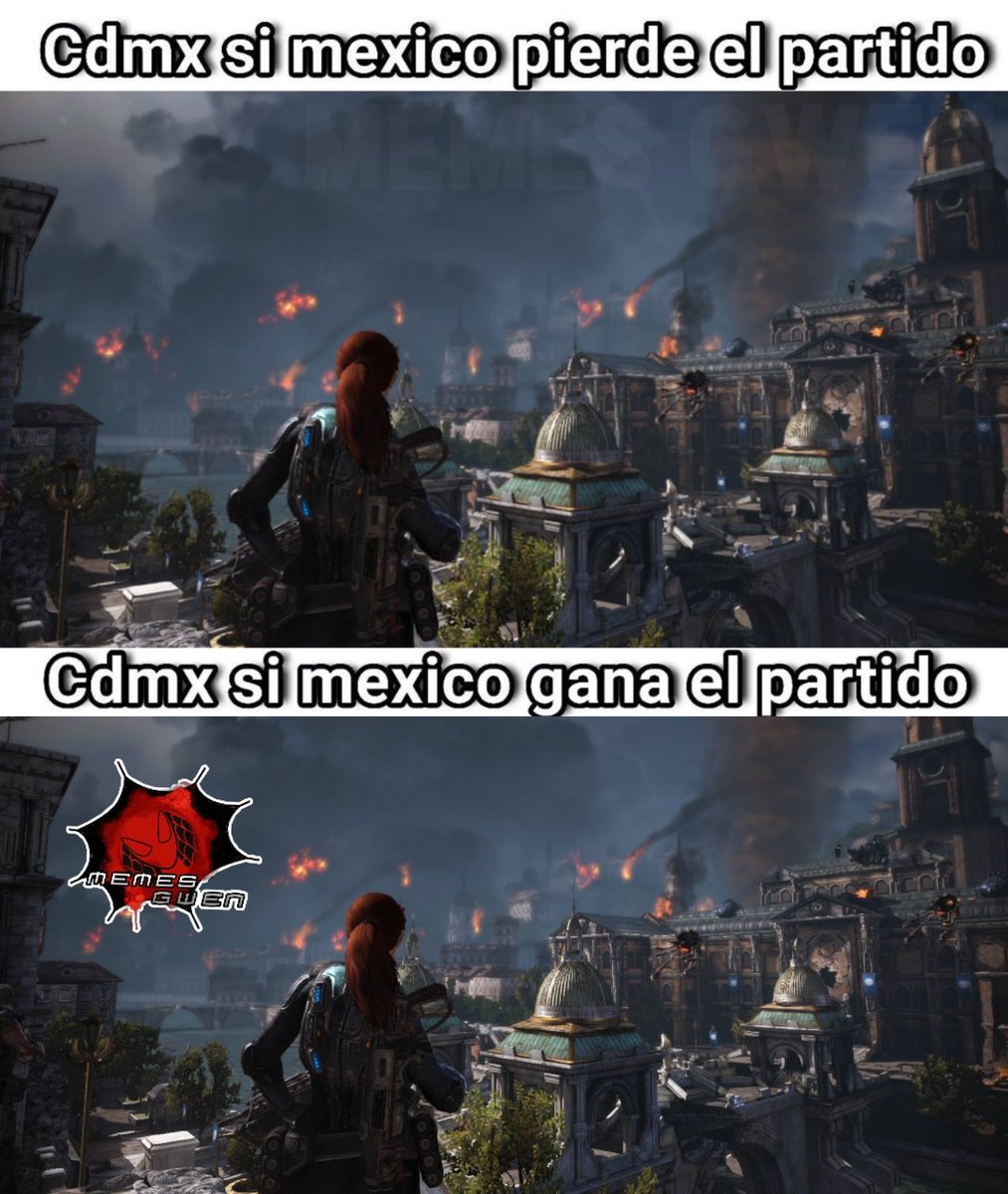 MemesGwen065's tweet photo. Y si sí?
#Gearsofwar ⚙️ #Mexico 🇲🇽 https://t.co/9ahYjdGCs0