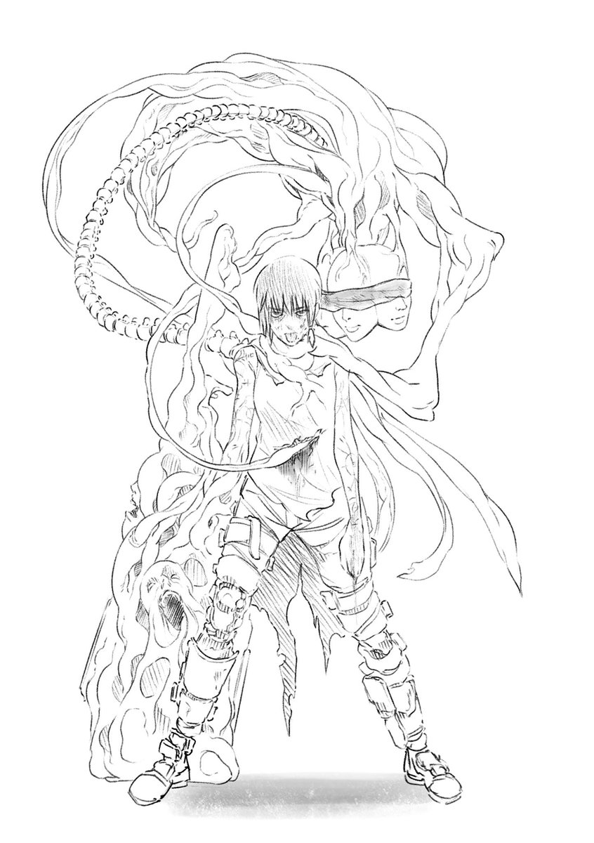 _Neald's tweet photo. Sketching weirdos https://t.co/gD9WmHgt1R