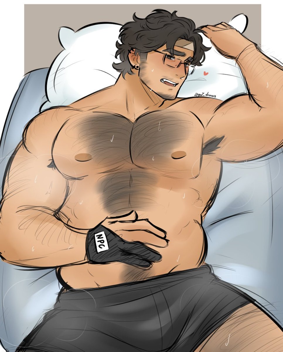 NarratorSone's tweet photo. Drew meself👉👈💖
#muscleart #gayart #hotmuscleboys #bara
 #muscleorcart #orcoc #hotcharacterart #pecs #barart #myoc #muscles #musclesaresexy #workout #hotoriginalcharacter https://t.co/DANLEhSTCk