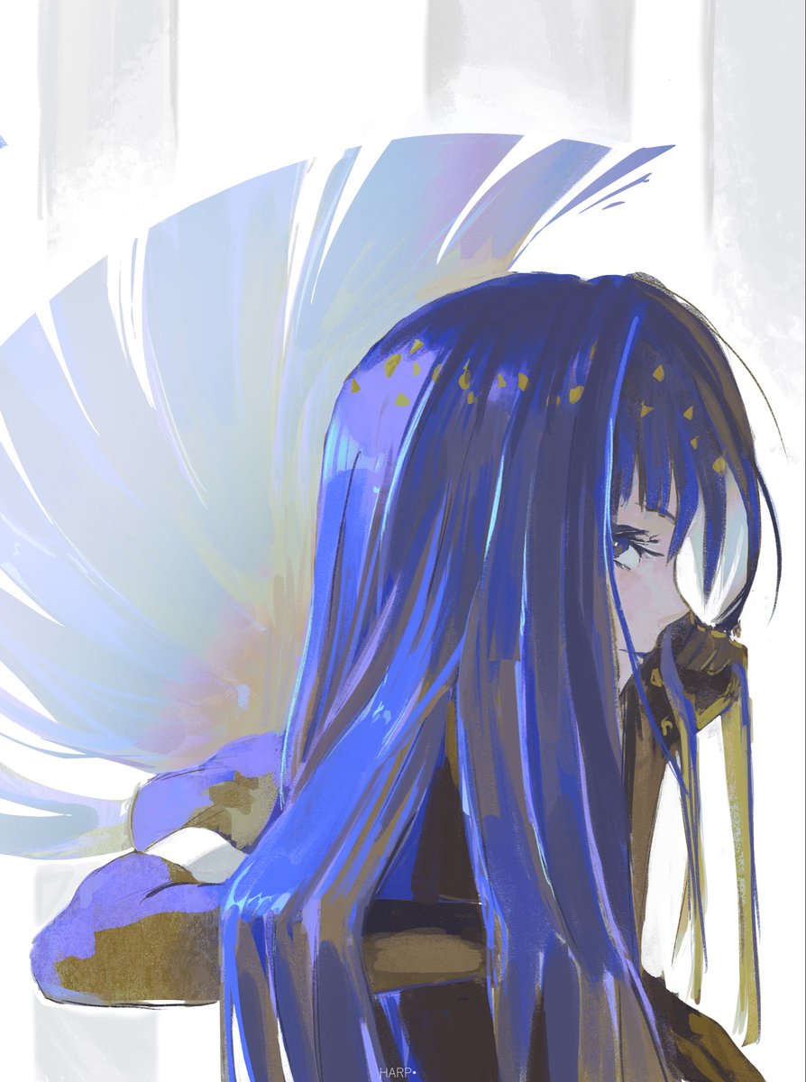 HarpArka's tweet photo. Day 53/100 Lapis Lazuli
Today I had a terrible artblock, I thought I was going to end up doing nothing
REPOST my twitter broke the image and it wasn't showing😭
#宝石の国 #housekinokuni_fanart https://t.co/uOLtYUT5XL