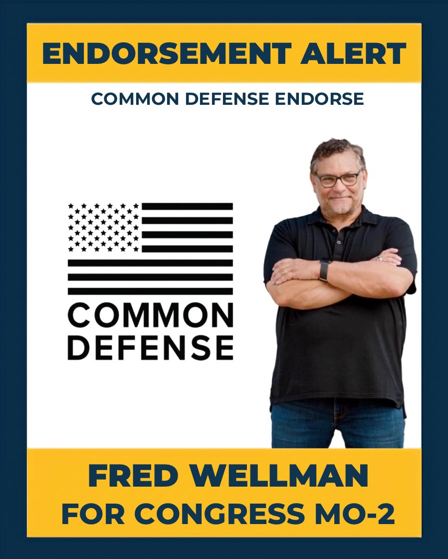 WellmanForMO's tweet photo. This weekend, we're especially grateful for the support of the veterans who know what service really means. These endorsements represent those who have worn the uniform, defended our democracy, and believe it's time for change in Missouri's 2nd District. https://t.co/hS5mnGHjRg