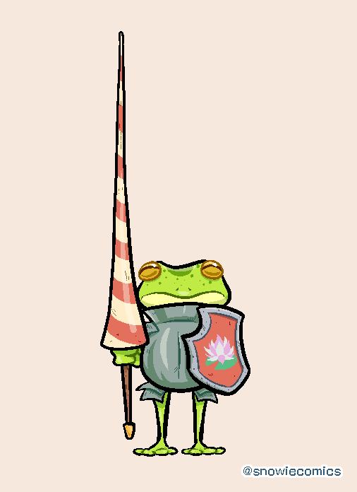 snowiecomics's tweet photo. OC 🐸🪷 https://t.co/2vVKdBvsKj