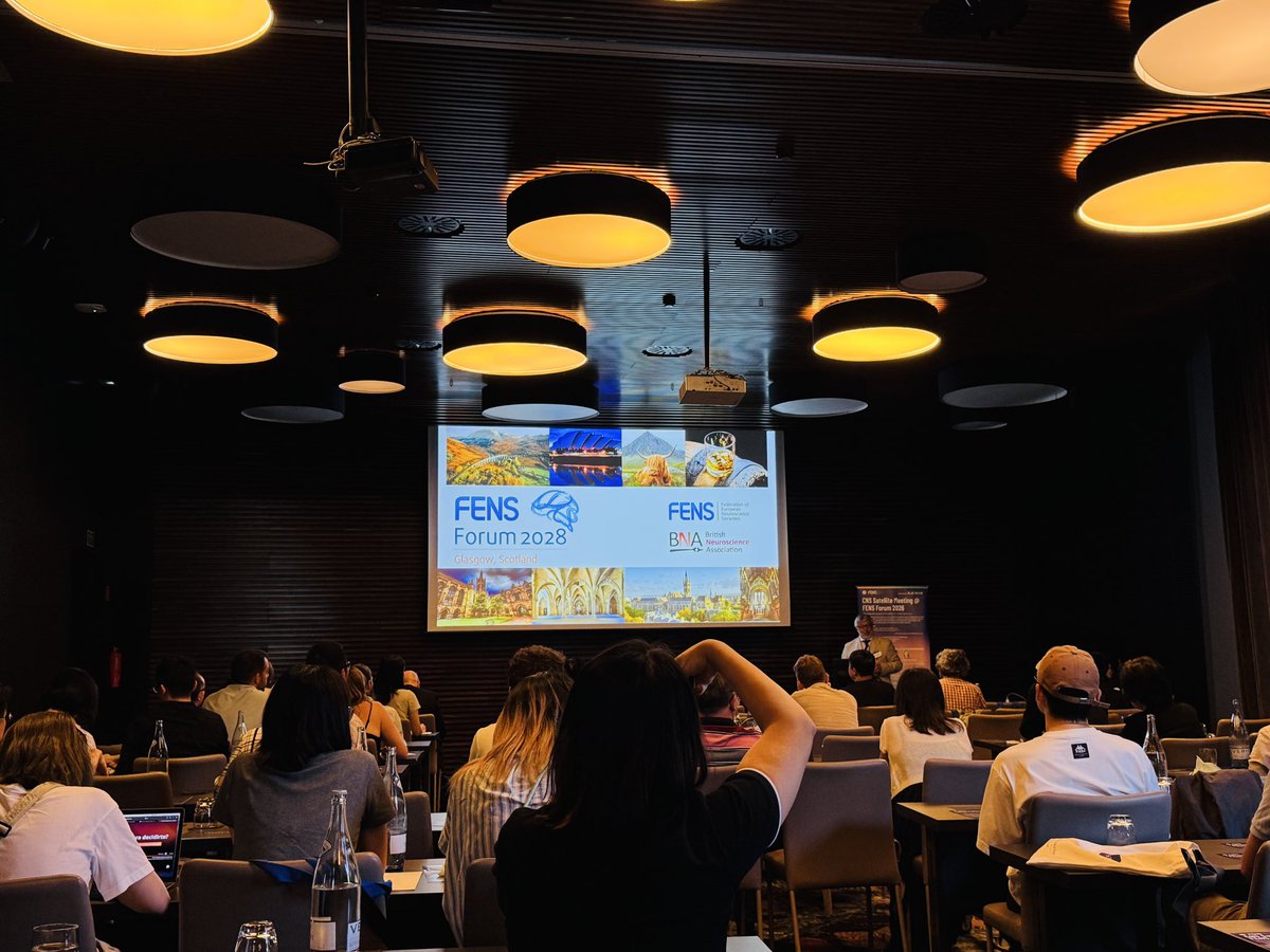 Tareq841's tweet photo. Great to attend the CNS Satellite Meeting at #FENS2026 in Barcelona. Inspiring talks on pain mechanisms, neuromodulation, and emerging neuroscience technologies. Proud to see RWD Life Science support the event and present our upcoming Fluorescence Lifetime Fiber Photometry. https://t.co/ngSVg0KaSo