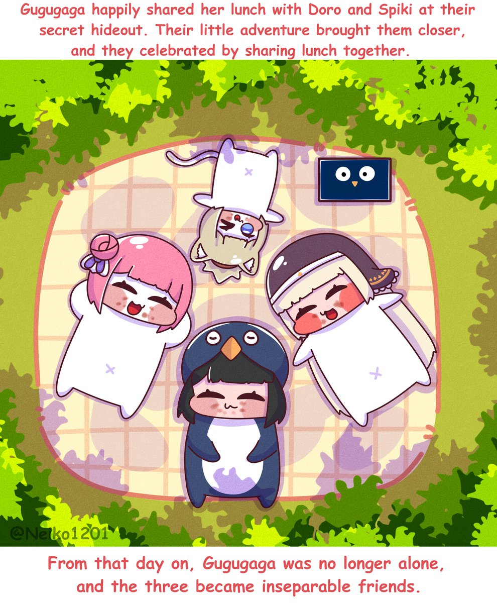 neiko1201's tweet photo. Doro, Spiki, and Gugugaga, Friends at Last! https://t.co/u5GE6Dxz88