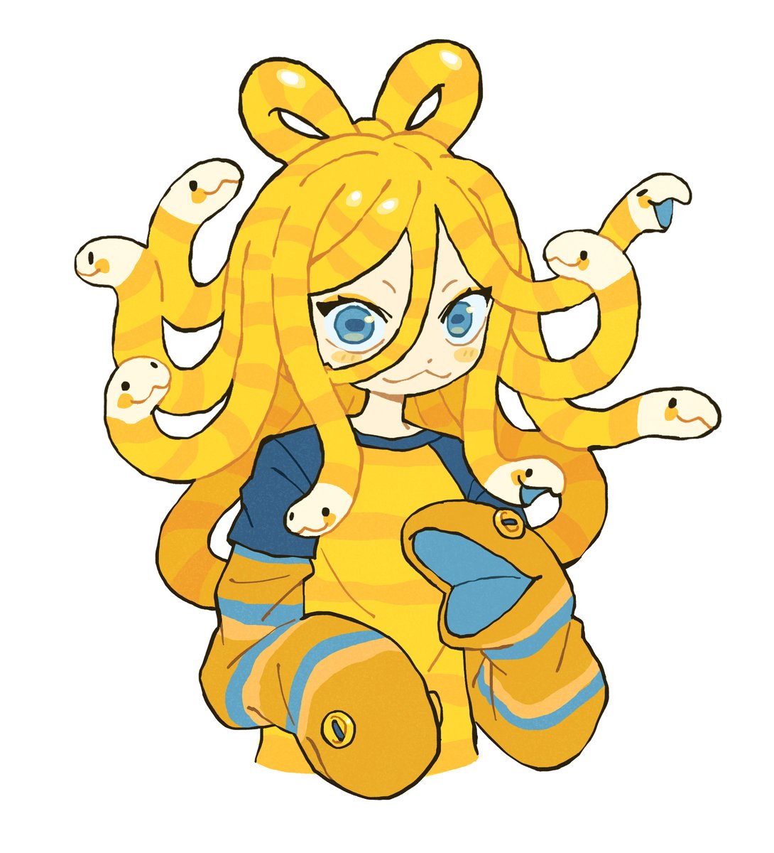 Doodlelot's tweet photo. garden eel https://t.co/qEB37D0hUd