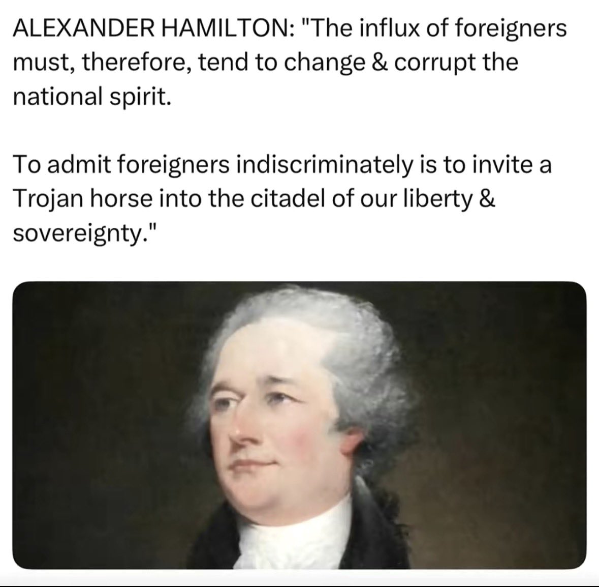 FarmGirlCarrie's tweet photo. Hamilton understood… https://t.co/TcHDMsNv6R