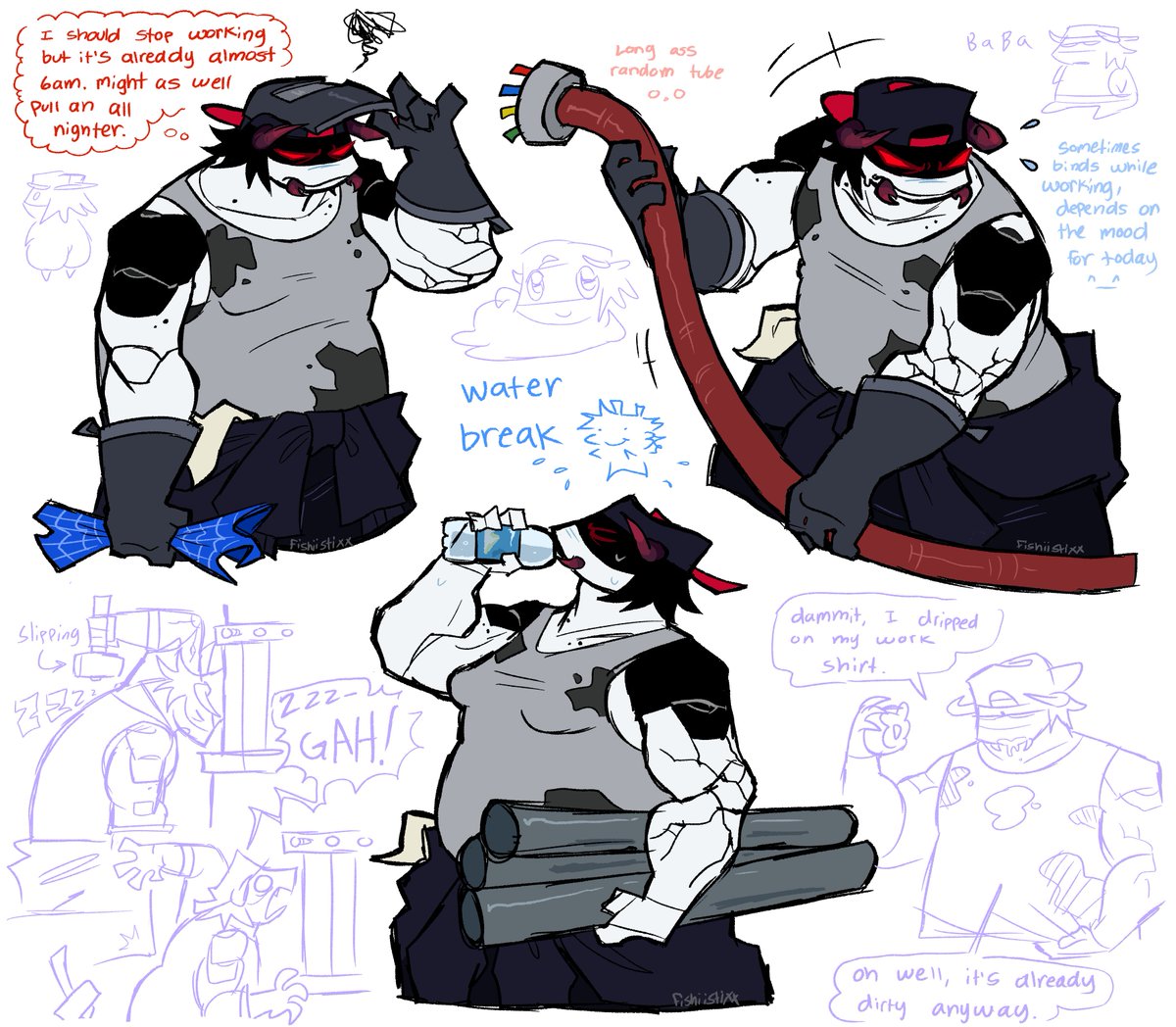 fishiistixx's tweet photo. I wanna draw mechanic pest too, is that okay? 🥹
#regretevator https://t.co/yFVaWlHMjT