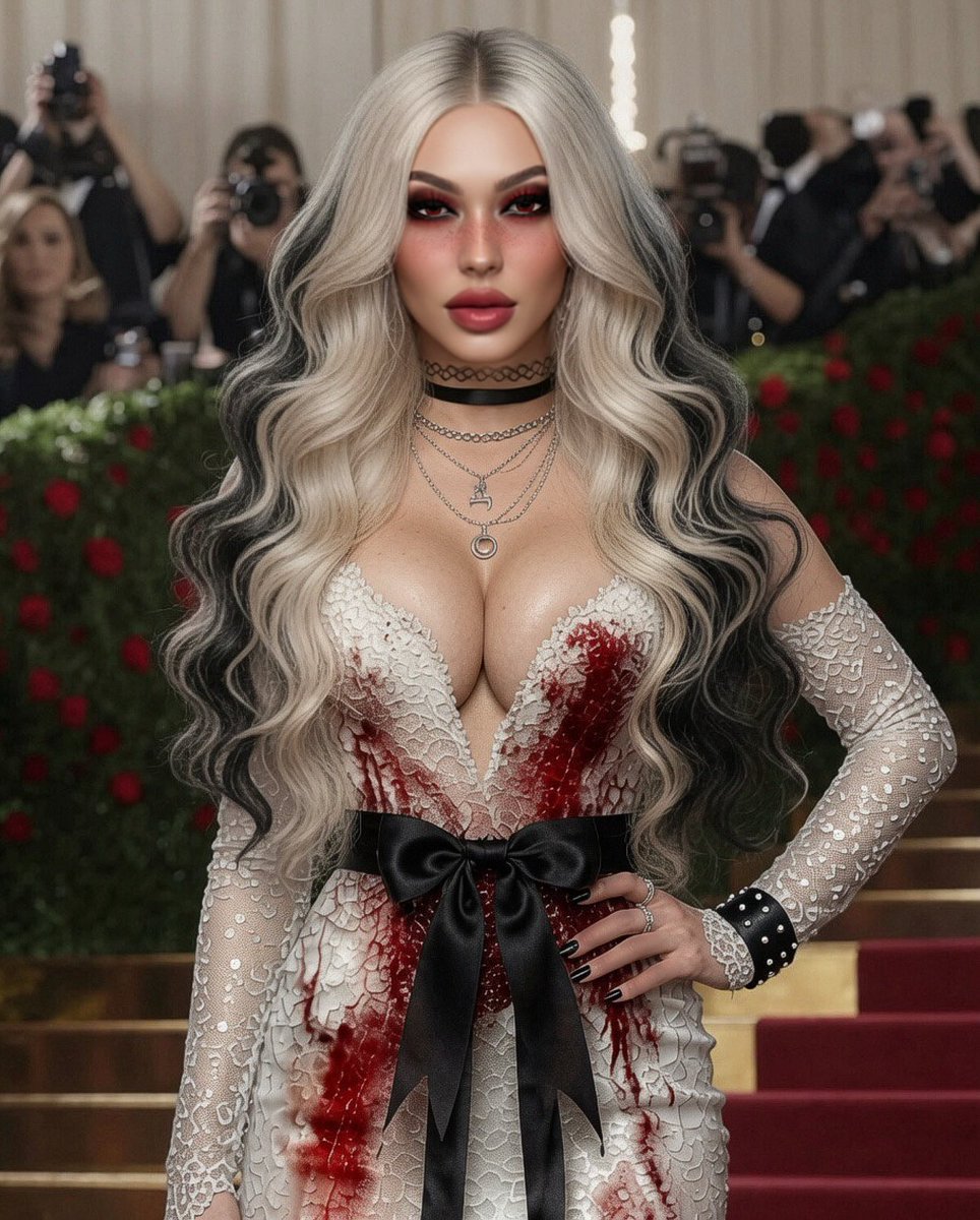 DemonHeatherRae's tweet photo. 𝐼 𝒶𝓂 𝒶 𝑔𝑜𝒹.  🩸💋
#ValmontGala #JennifersBody  #WWE2K26 https://t.co/gM0012UTy9