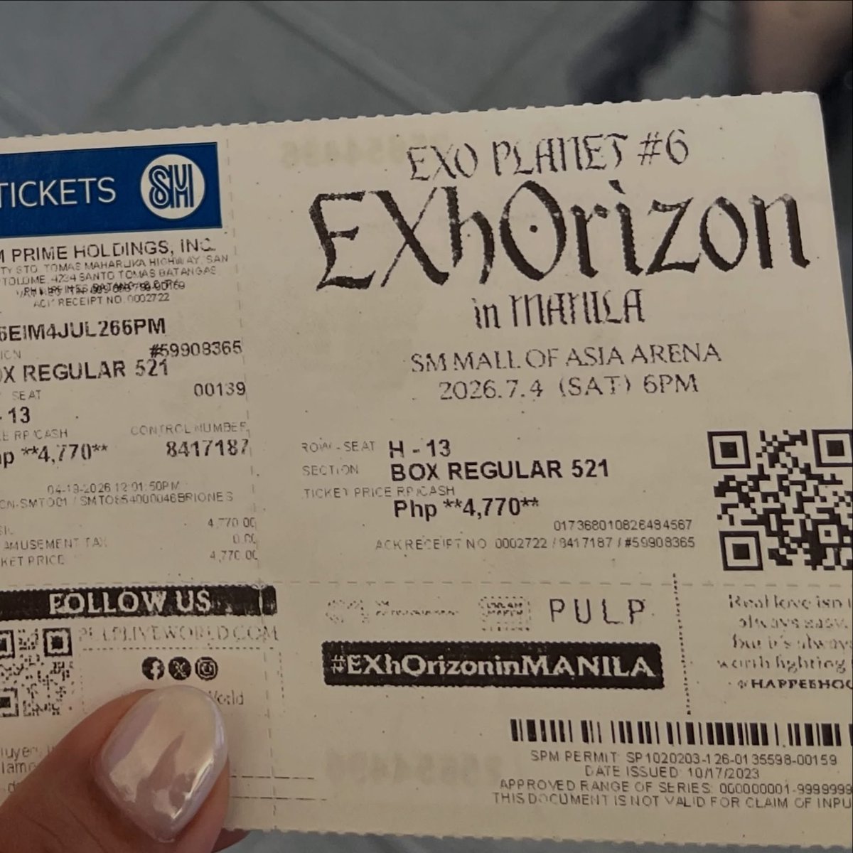 usedbianca08's tweet photo. My EXO-L heart is so full. 🥹✨

Turns out, the last row wasn’t a bad seat at all—it was still close enough to witness the magic. 💙

Thank you, EXO, for healing parts of me you never even knew were hurting. I’ll always be here, cheering you on, no matter the distance.

#EXO https://t.co/kqiFjG8NF6