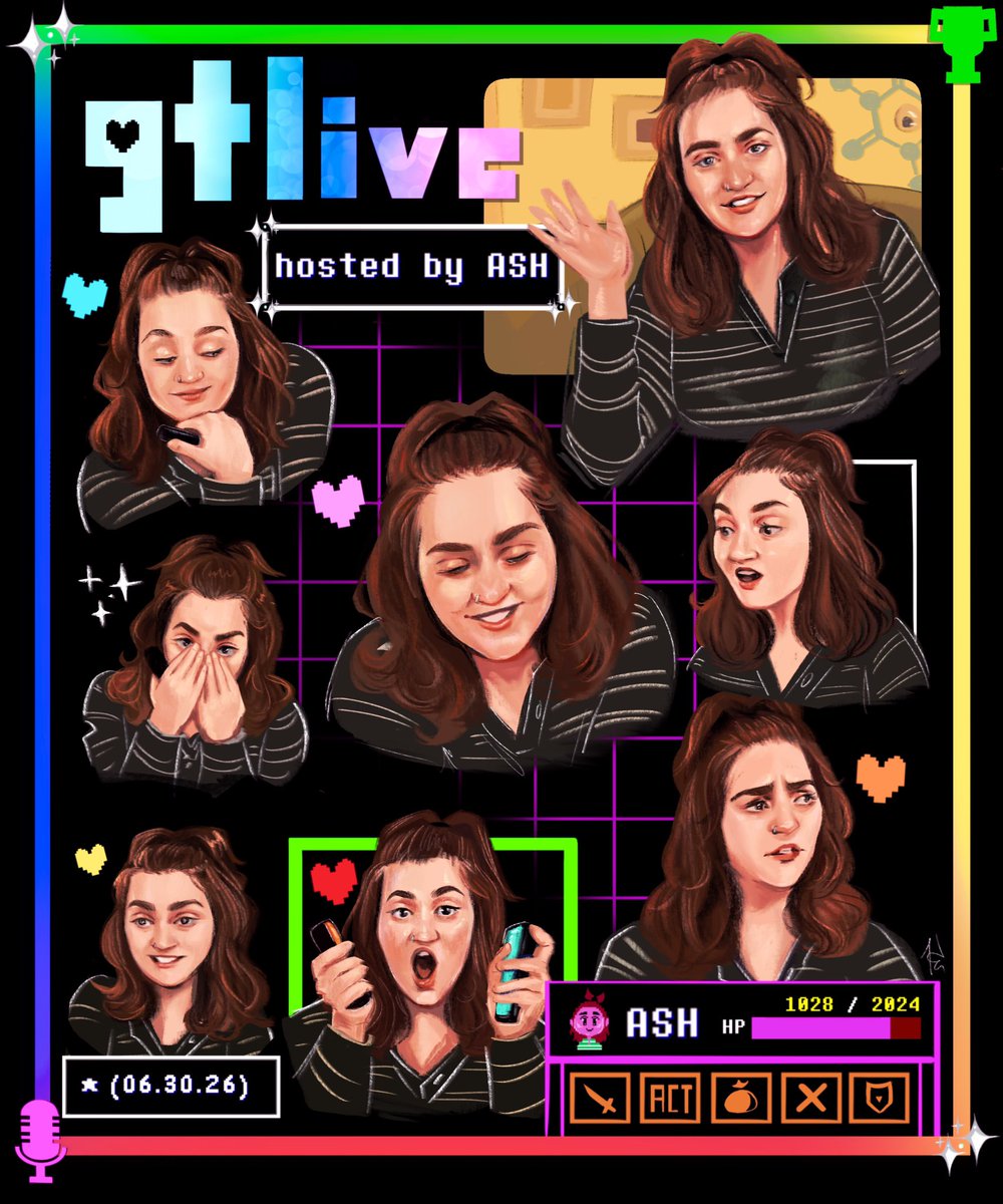 magicallyhaley's tweet photo. gtlive deltarune doodle πβ€οΈπ§‘ππ #gtlive #gtlivefanart #gtliveash #ashgtlive @absofruitlyash https://t.co/hDKixQGtMj