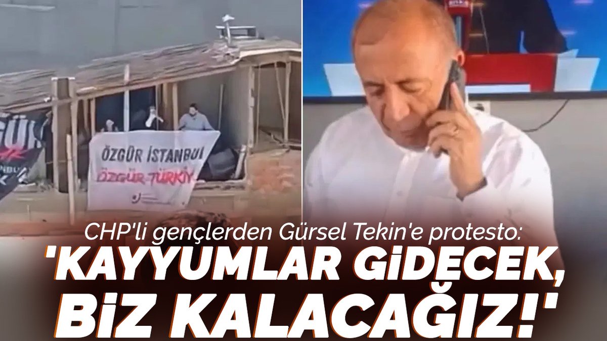 baskagazetecom's tweet photo. CHP'li gençlerden Gürsel Tekin'e protesto: 'Kayyumlar gidecek, biz kalacağız!'
https://t.co/dH0yrCfe9n
#chp #gürseltekin #protesto https://t.co/GPxUN9Yja0