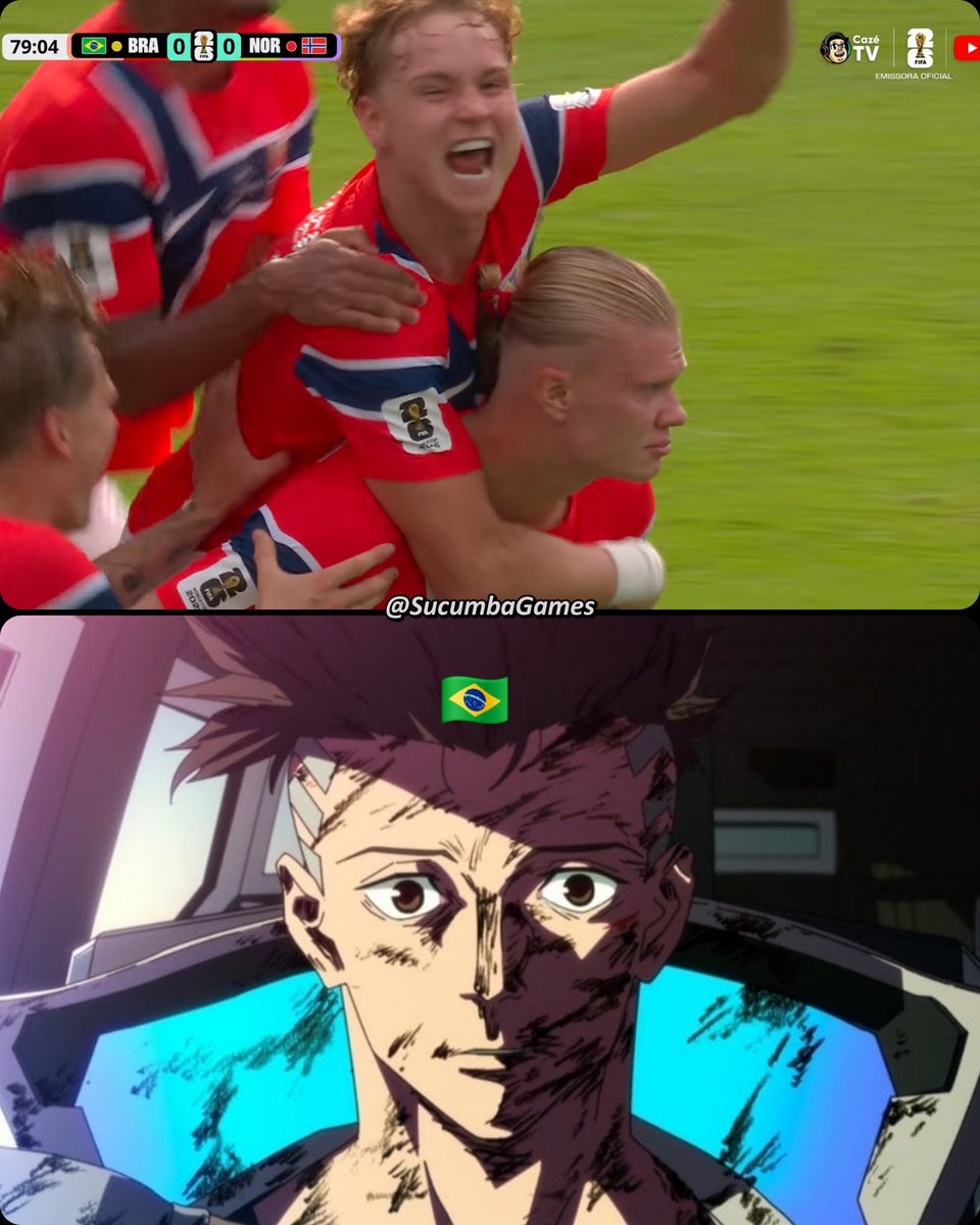SucumbaGames's tweet photo. Haaland acaba de fazer um Gol aos 80 minutos do Jogo, finalzinho do 2° Tempo... a Seleção vai sendo desclassificada da Copa do Mundo

Brasil 0 X 1 Noruega https://t.co/hjaNyRm5Ej