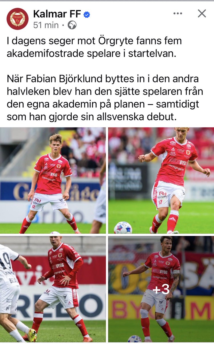 Avelssvin's tweet photo. Sitter fortfarande och njuter av Kalmar FF:s seger och att Allsvenskan äntligen är igång igen.

Som grädde på moset blir man ytterligare lycklig över detta. https://t.co/76ztCm9BeI