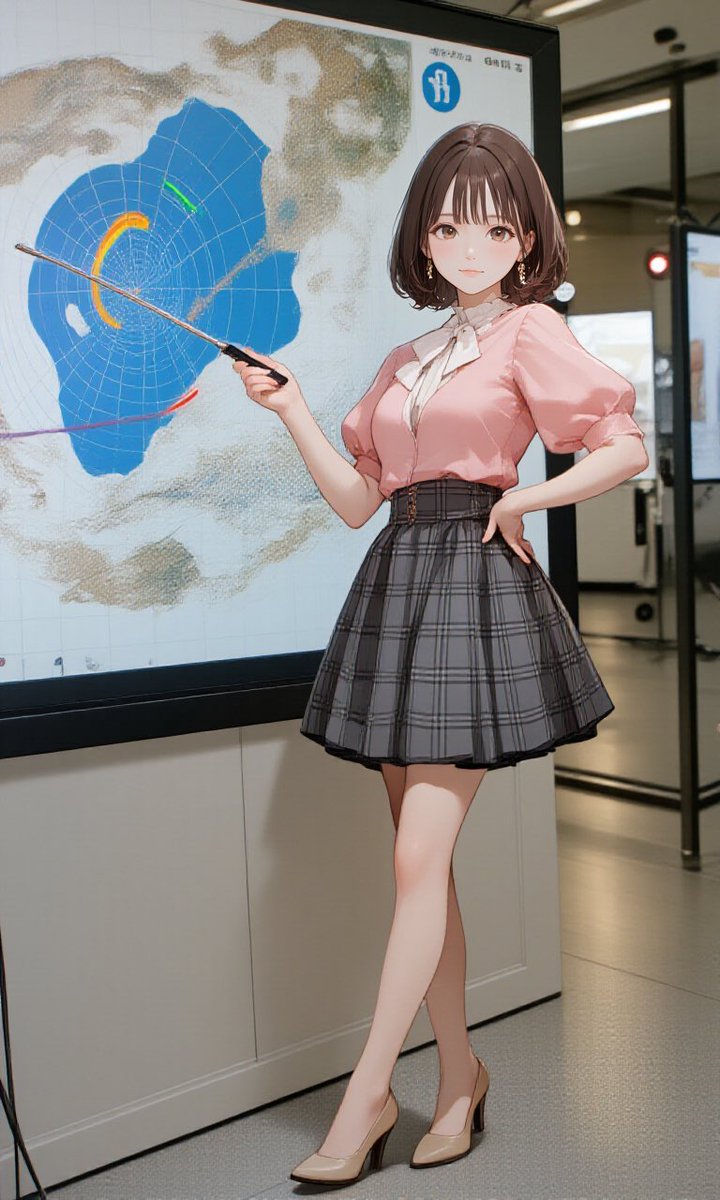ポチッ🎵 月曜日おはようお天気お姉さん🥰💕💖